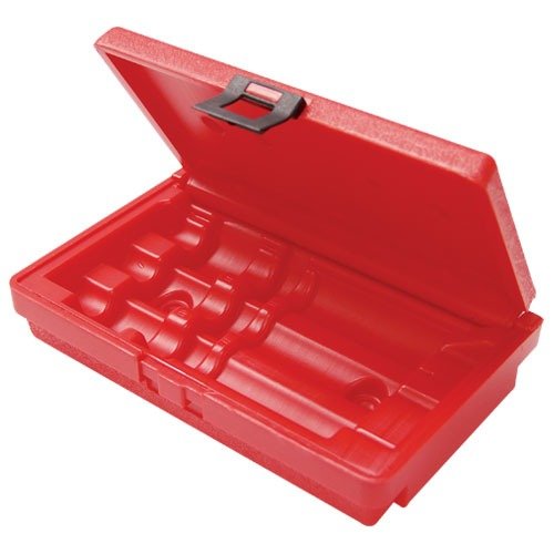 Store your Forster Dies or Micro style dies securely in the Deluxe 3-Die Storage Box, accommodating even long Ultra Mag dies without disassembly.