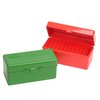 MTM CASE-GARD FLIP TOP RIFLE AMMO BOX 229 ZIPPER-7.62X39 RUS 60 ROUND RED
