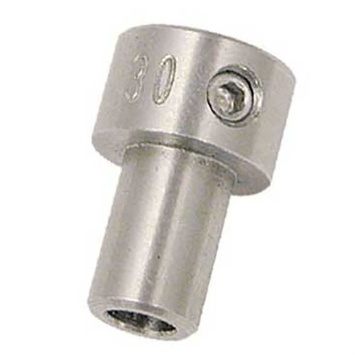 Precision machined stainless steel pilots for flash hole tools and Neck Thickness/Variance Gauge, fitting new case necks for calibers 22 to 45.