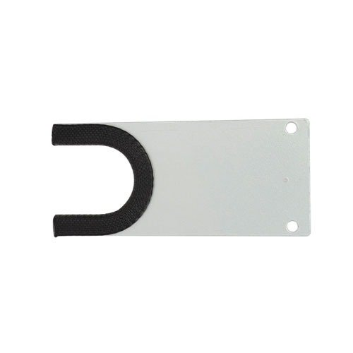 The Sinclair Cleaning Cradle Saddle - Rear securely supports most standard rifle stocks with grips up to 1.75 inches wide, ensuring stability during cleaning.