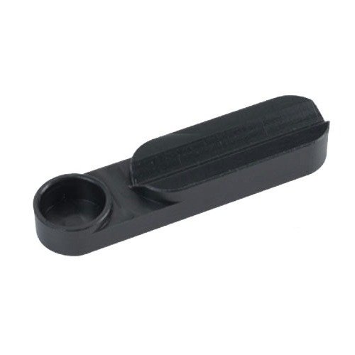The Sinclair Bench Block for Remington Bolts securely holds bolts and firing pins for easy pin removal, made from black Delrin to protect finishes.