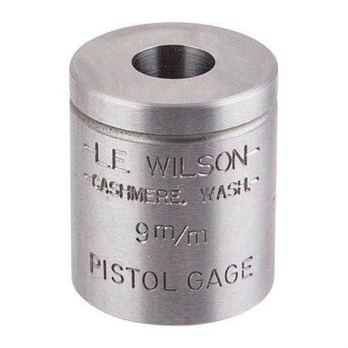 Ensure flawless chambering and reliable performance with the L.E. Wilson Pistol MAX Gage for 9mm Luger, designed for precision and durability in every round.