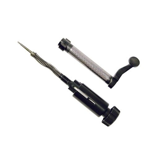 Easily disassemble your Remington bolt with the Sinclair Firing Pin Removal Tool, featuring a non-marring Delrin body for quick and safe maintenance.