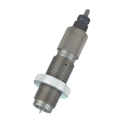 Forster Full Length Sizing Dies ensure concentric rounds with high-quality steel, E-Z Out Expander for neck alignment, and a unique Cross Bolt Locking Ring.