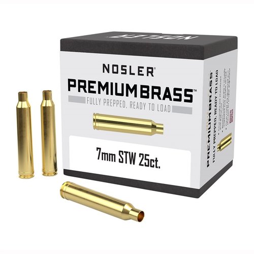 Upgrade your shooting experience with Nosler 30-06 Springfield Premium Brass, offering unmatched consistency and reliability in every 50-count box.