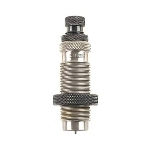 The Redding Type S Bushing Neck Die allows precise control of case neck size and tension, featuring interchangeable bushings and an adjustable decapping rod.