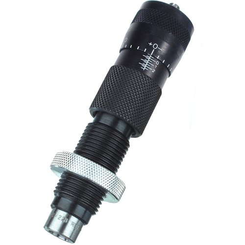 The Forster Ultra Micrometer Seater Die offers precision bullet seating with adjustments of .0005 to .001 inch, ensuring concentric rounds and easy bullet changes.