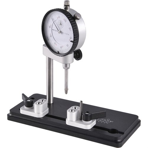 The Sinclair Concentricity Gauge with Dial Indicator ensures precise alignment for accurate ammunition loading, enhancing your shooting performance and consistency.