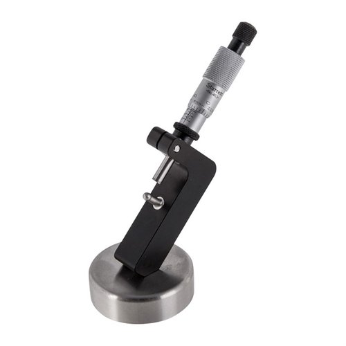 The Sinclair/Starret Case Neck Micrometer offers precise measurement of case neck wall thickness, ensuring optimal accuracy for reloaders and enhancing shooting performance.