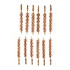 The Dozen Pack Bronze Rifle Brushes by Sinclair International offers superior cleaning with durable bronze bristles, perfect for maintaining 375 caliber rifles.