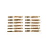 The Dozen Pack Bronze Pistol Brushes from Sinclair International, designed for 22 caliber with 8-32M threads, ensures effective cleaning and maintenance of your firearms.