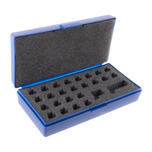 The Sinclair International Comparator/Bump Gage Kit Case offers durable protection and organized storage for your precision measuring tools, ensuring reliability and ease of access.