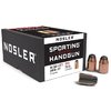 Experience unmatched accuracy and consistency with Nosler's .44 Cal JHP Revolver Bullets, designed for rapid expansion and maximum stability during use.