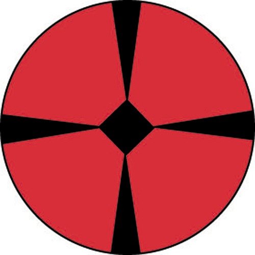 Lyman AccuPoint Dots are fluorescent orange, 1