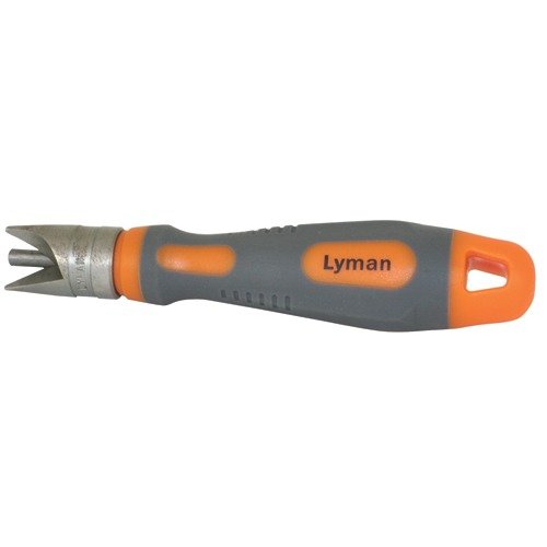 The Lyman Outside Chamfer Tool efficiently deburrs and chamfers cases for smooth feeding and enhanced accuracy, making it an essential tool for any gunsmith.