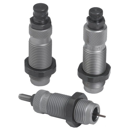 The RCBS 3-Die Carbide Roll Crimp Set for 357 Mag/38 Special ensures precise crimping, durability, and improved reload consistency for optimal performance.