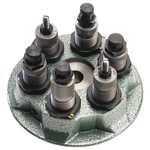 Enhance your reloading experience with the RCBS Replacement Turret Head, designed for quick caliber changes and increased efficiency in your shooting setup.