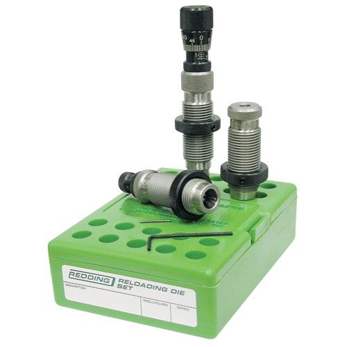 The Redding 308 Win National Match Die Set ensures precision reloading, featuring a full-length sizing die and a bullet seating die for exceptional accuracy.