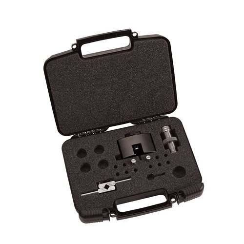 The NT-4000 Premium Neck Turning Kit from Sinclair International offers precision neck turning for 6mm/243 calibers, complete with a convenient storage case.