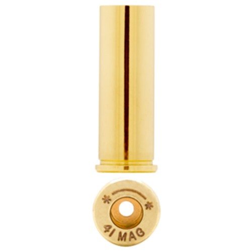 Starline 41 Remington Magnum Brass offers exceptional durability and precision for reloaders, with 100 high-quality cases per bag for reliable performance.