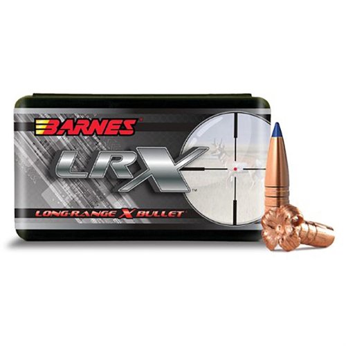 Experience superior long-range hunting with Barnes LRX .338" Polymer Tip Bullets, featuring 100% copper construction for rapid expansion and extensive internal damage.