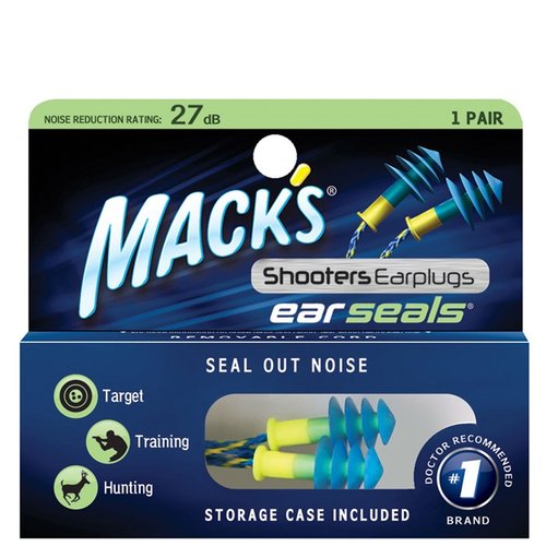 MACK'S EAR PLUGS offer 27dB noise reduction, are incredibly soft, flexible, reusable, and can be used with earmuffs for enhanced hearing protection.