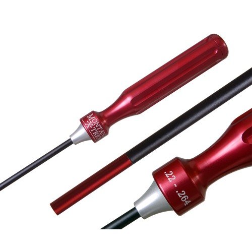 Experience superior cleaning with Western Powders 1-Piece Coated Rifle Cleaning Rods, featuring a non-embedding coating, slim aluminum handle, and smooth rotation for precise control.