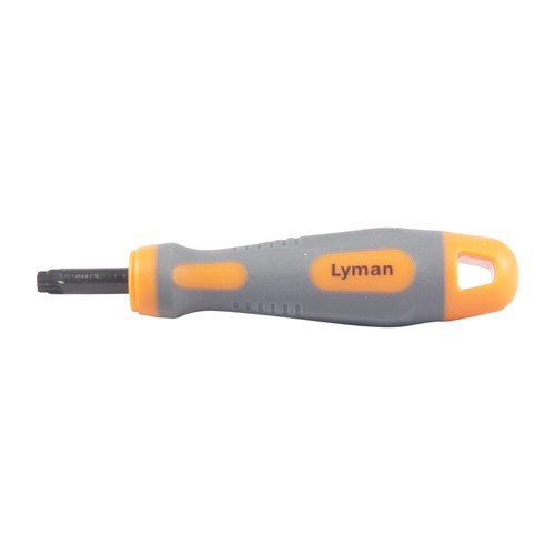 Lyman's Primer Pocket Reamer ensures a clean, uniform primer pocket with an ergonomic handle, effortlessly removing burrs and military primer crimps.