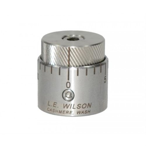 Transform your L.E. Wilson seater die with this Micro-Adjustable Bullet Seater Cap for precise .001
