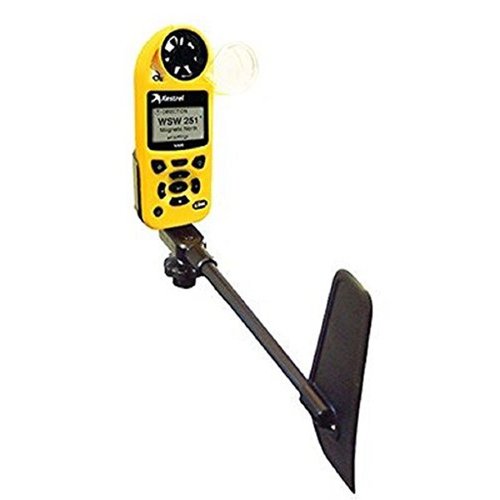 Transform your Kestrel 5000 into a portable weather station with a durable rotating vane mount for accurate wind measurements and easy tripod attachment.