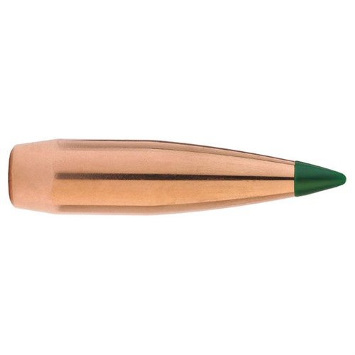 Sierra's Tipped MatchKing bullets offer reduced drag for better ballistic performance and reliable feeding in magazine-fed firearms, ideal for precision shooting.