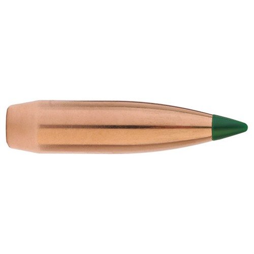 Sierra's Tipped MatchKing bullets offer reduced drag for improved ballistic performance and reliable feeding in magazine fed firearms, ideal for precision shooting.