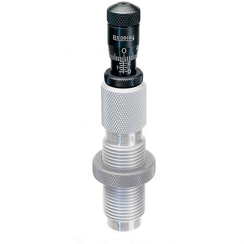 The Redding #11 Flat Bullet Seating Micrometer offers precise seating for various bullet shapes, easily interchangeable with standard Redding Seating Dies.