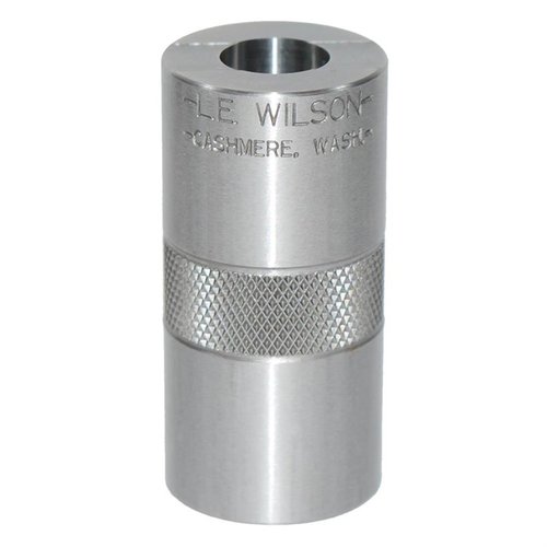Ensure precise headspace and prevent oversizing with the L.E. Wilson 26/28 Nosler Case Gage, ideal for setting up full length resizing dies.