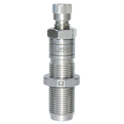 Achieve precise neck tension and body sizing with the L.E. Wilson 6mm Dasher Bushing Full Length Sizing Die, featuring high-quality materials and interchangeable bushings.