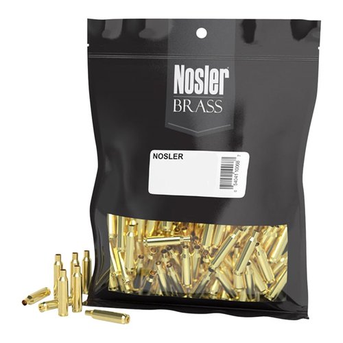 NOSLER 204 RUGER unprepped brass offers high-volume hand loaders unmatched quality, extended case life, and the flexibility to prep for perfect reloads.