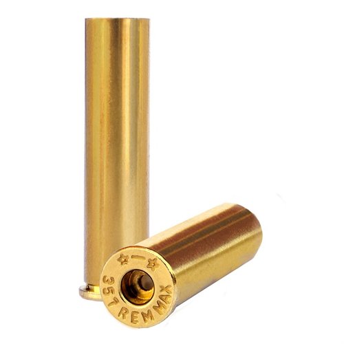 .357 Maximum brass from Starline offers premium reloadable cases in 100-count bags, ensuring quality and performance for your revolver cartridge needs.