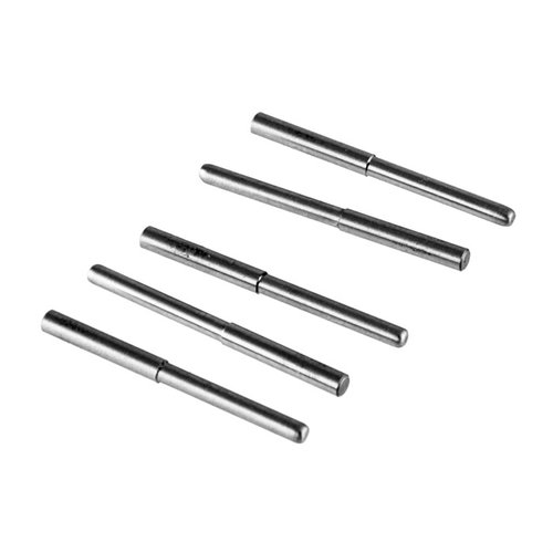 Forster's Short Decapping Pins (0.75") are ideal for .080" flash holes, ensuring precise decapping with ease; comes in packs of five for convenience.