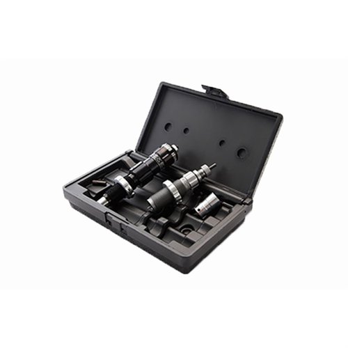 Experience precise shoulder bump adjustments with the Whidden Gunworks Click Adjustable Bushing Full Length Die Set, featuring a micrometer seating die and gauge.