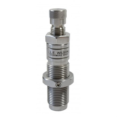 Achieve precise neck tension and body sizing with the L.E. Wilson 25-06 Remington Bushing Full Length Die, made from high-quality heat-treated steel.