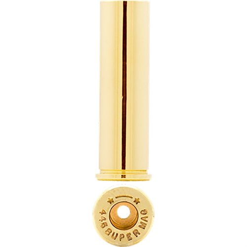 .445 Super Magnum Brass by Starline offers superior quality for silhouette shooting, featuring a heavy-duty design and compatibility with Large Rifle primers.