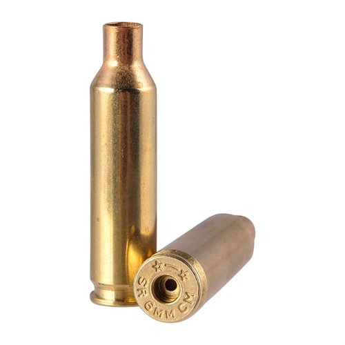 The 6mm Creedmoor Small Primer Brass offers excellent ballistics, light recoil for easier spotting, and a Small Primer pocket for enhanced velocity and pressure.