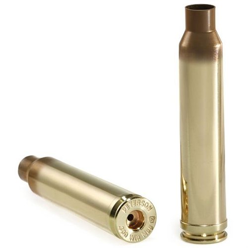 .300 Winchester Magnum brass from Peterson Cartridge offers quality, versatility for hunters and shooters, annealed for durability, and packed for safe storage.