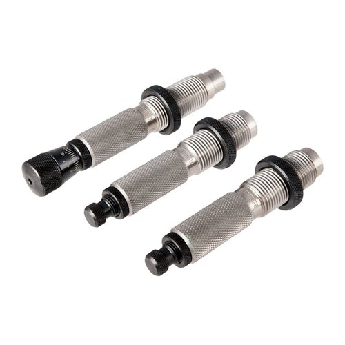 The Redding Master Hunter Deluxe Die Set offers full length resizing and neck sizing for optimal load development, ensuring precision and reliability for serious hunters.