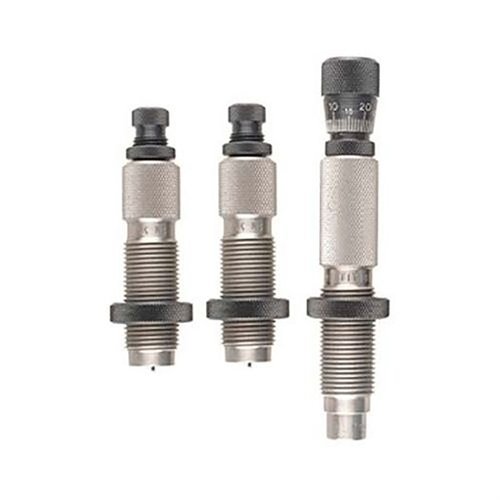 Achieve precision reloading with the Redding Type-S Elite Bushing Die Set, featuring interchangeable bushings for neck tension control and enhanced accuracy.