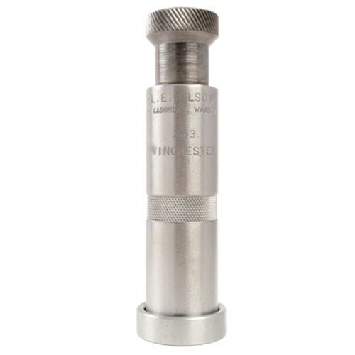 Experience unmatched accuracy with the L.E. Wilson 6.5mm Creedmoor bullet seater die, designed for perfect bullet and cartridge alignment for benchrest shooters.