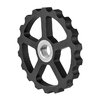 The Sinclair Deluxe Shooting Rest Handwheel features 1-14" stainless steel threading for quick rifle changes and durability, perfect for varied shooting needs.