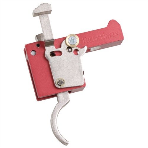 Upgrade your rifle with the Rifle Basix WTHBY-V trigger for a light, adjustable pull, precision CNC machined housing, and easy drop-in installation.