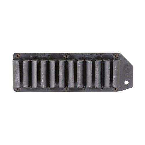 The Scattergun Technology Side Saddle Shell Holder for Remington 870 provides 6 extra shells at your fingertips, enhancing reload speed without altering aim.