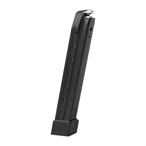 Enhance your shooting experience with the Springfield Armory XD-M/XD-M Elite 35-round extended magazine, offering unmatched reliability, durability, and capacity.